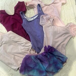 Assorted Ballet Leotards and Tutu Set lot